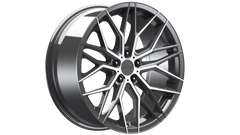 10.5*21-5*112 ET45 66.6 Titanium Silver VALENCIA