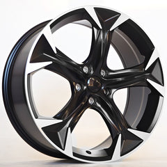 Sonic Sven 8,5X19 5X112 ET43 57,1 Satin Black + Machined Spoke