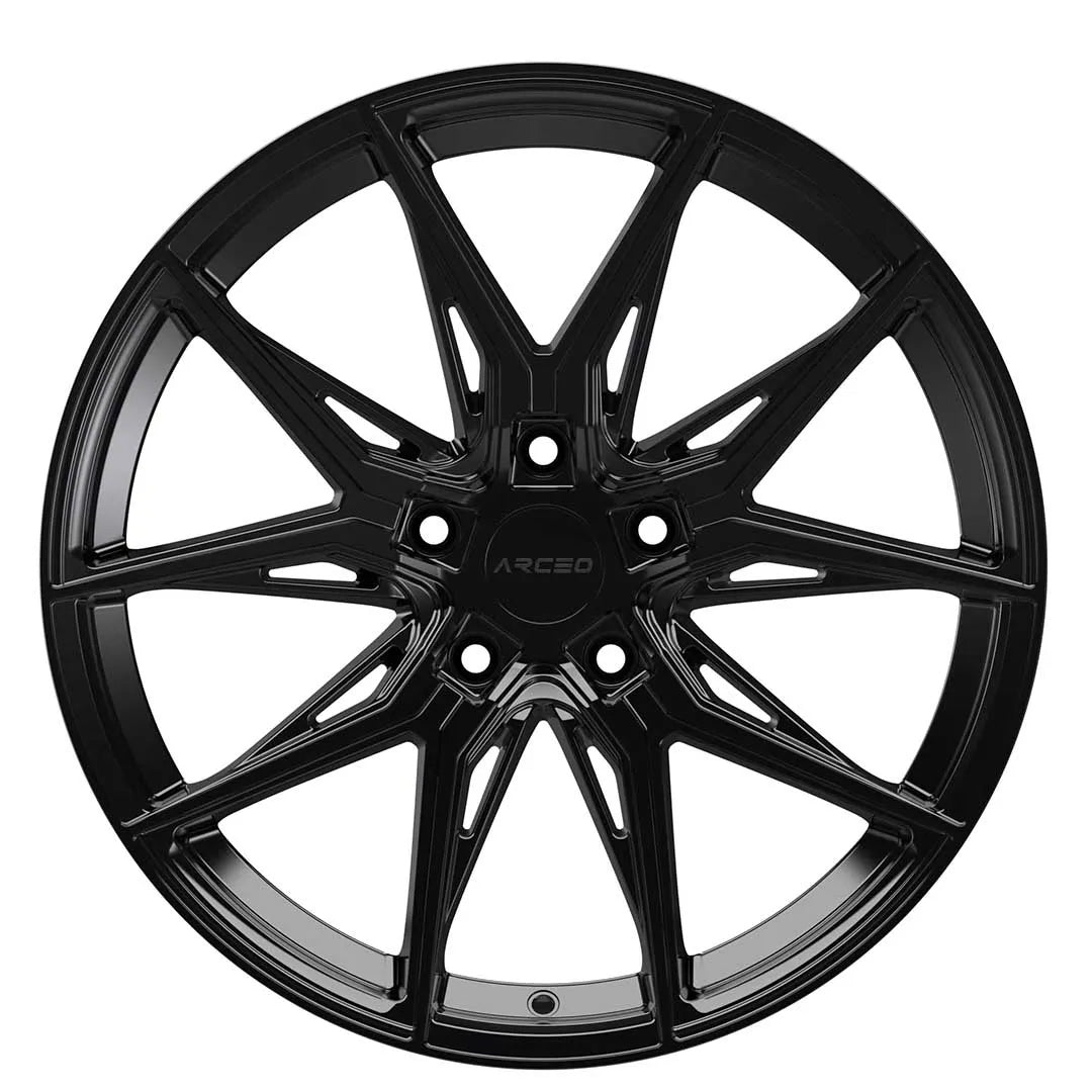 MARSEILLE 8.5*19-5*114.3 ET35 73.1 Glossy Black MARSEILLE
