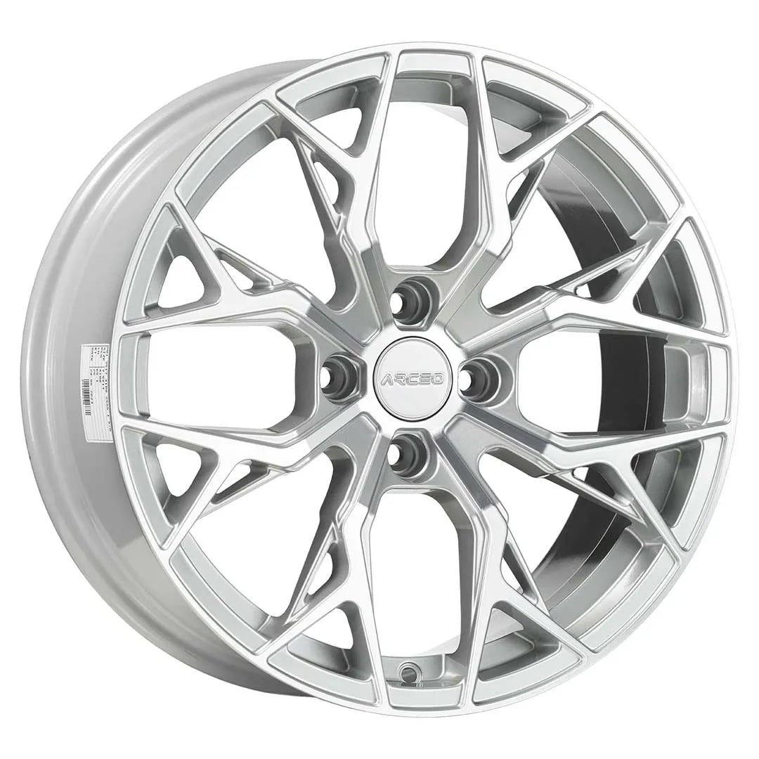 ARCEO MEDIUM 7.5*17-4*100 ET35 73.1 Silver Diamond