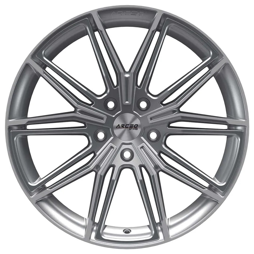 ASW05 8.0*19-5*112 ET40 73.1 Silver Diamond