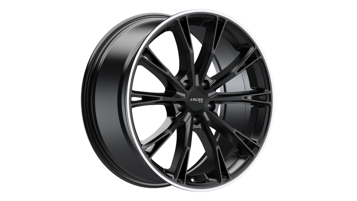 8.5*19-5*112 ET35 66.45 Matt BlackLip Diamond(TUV)