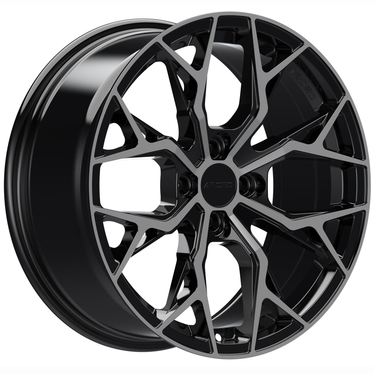 7.5*17-4*100 ET35 73.1 Black Tint M01 ROMA