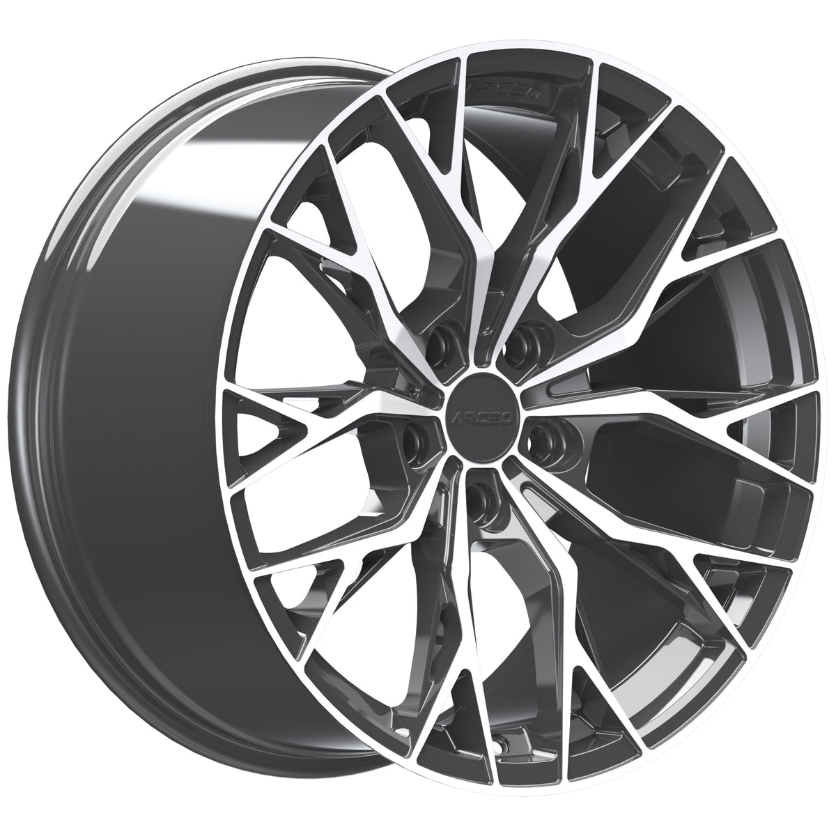 7.5*17-5*114.3 ET35 73.1 Titan Grau Diamond ROMA